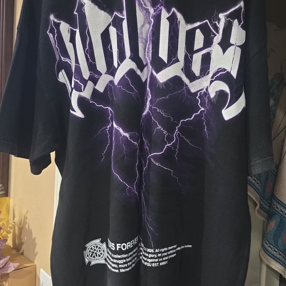 Darc Sport Black and Purple Graphic Tee